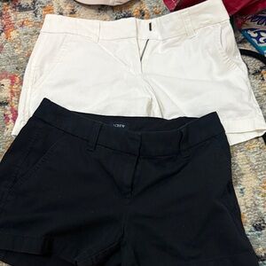 J. Crew Black and White Women's Shorts